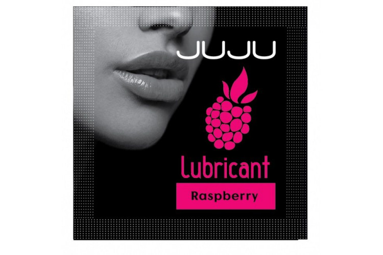 Саше съедобного лубриканта JUJU Raspberry с ароматом малины - 3 мл.