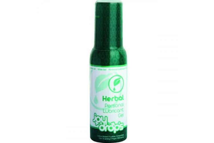 Смазка на водной основе JoyDrops Herbal - 100 мл.