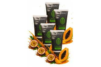 Набор из 5 съедобных лубрикантов JUJU со вкусом тропических фруктов
