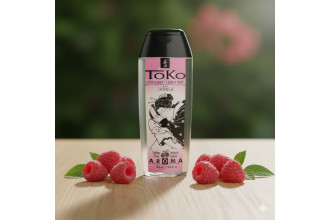Интимная смазка TOKO Aroma Raspberry Feeling с ароматом малины - 165 мл.
