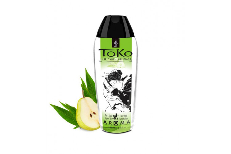 Интимный гель TOKO Pear & Exotic Green Tea с ароматом груши и зеленого чая - 165 мл.