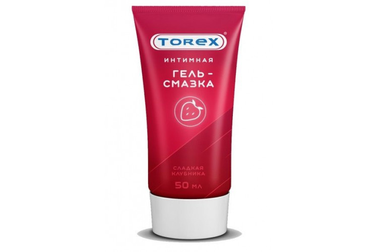 Смазка на водной основе TOREX Сладкая клубника - 50 мл.