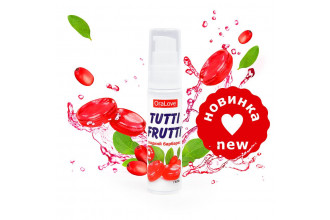 Гель-смазка Tutti-frutti со вкусом барбариса - 30 гр.
