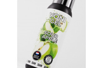 Лубрикант для орального секса SGAN со вкусом кислого яблока - 100 мл.