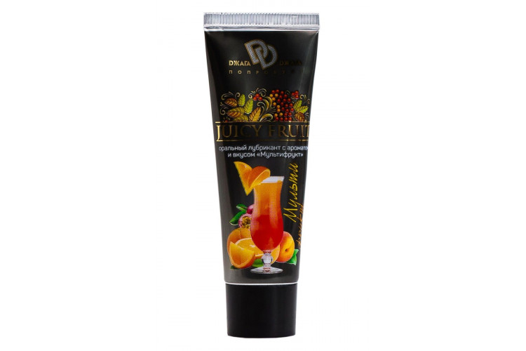 Интимный съедобный лубрикант JUICY FRUIT с ароматом фруктов - 30 мл.