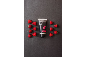 Съедобный лубрикант JUJU Raspberry с ароматом малины - 50 мл.