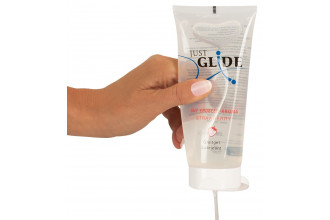 Лубрикант на водной основе Just Glide Strawberry с ароматом клубники - 200 мл.
