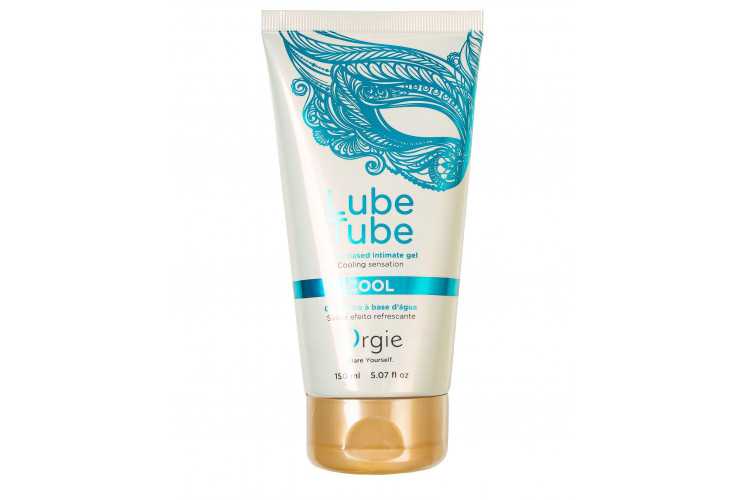 Интимный гель на водной основе Lube Tube Cool с охлаждающим эффектом - 150 мл.