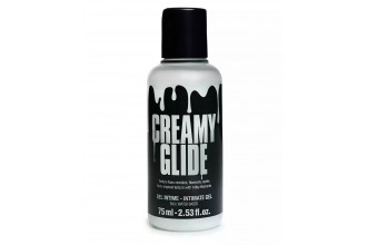 Лубрикант на водной основе Creamy Glide с консистенцией спермы - 75 мл.
