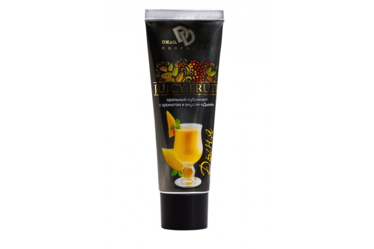 Интимный съедобный лубрикант JUICY FRUIT с ароматом дыни - 30 мл.