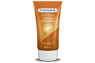 Смазка на водной основе TOREX Чувственная ваниль - 50 мл.
