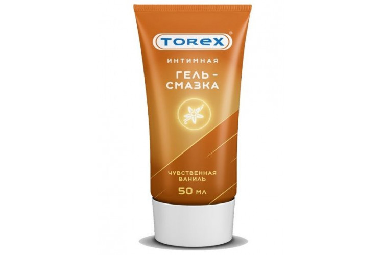 Смазка на водной основе TOREX Чувственная ваниль - 50 мл.