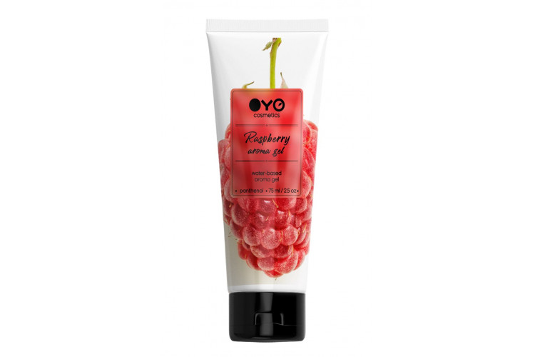 Лубрикант на водной основе OYO Aroma Gel Raspberry с ароматом малины - 75 мл.