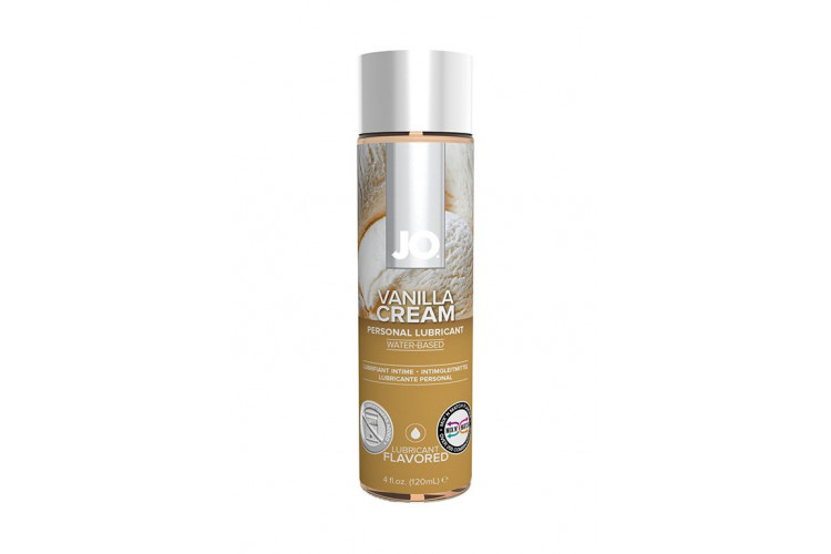 Лубрикант на водной основе с ароматом ванили JO Flavored Vanilla H2O - 120 мл.