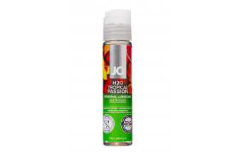 Лубрикант на водной основе с ароматом тропических фруктов JO Flavored Tropical Passion - 30 мл.
