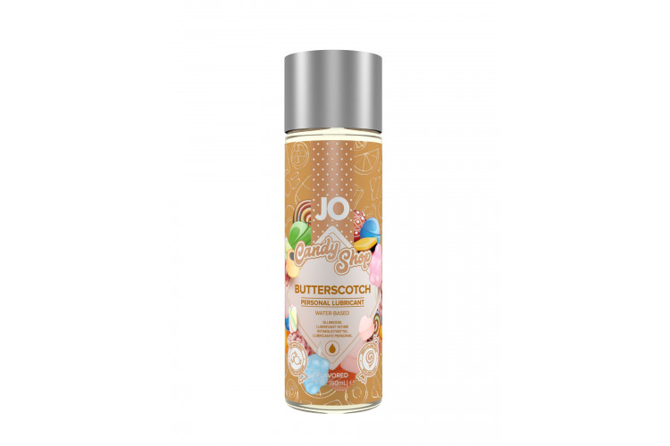 Смазка на водной основе Candy Shop Butterscotch с ароматом ирисок - 60 мл.