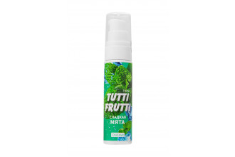 Гель-смазка Tutti-Frutti со вкусом сладкой мяты - 30 гр.