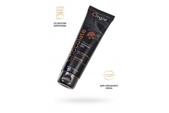 Интимный гель на водной основе Lube Tube Chocolate с шоколадным вкусом - 100 мл.