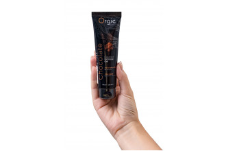 Интимный гель на водной основе Lube Tube Chocolate с шоколадным вкусом - 100 мл.