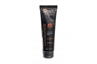 Интимный гель на водной основе Lube Tube Chocolate с шоколадным вкусом - 100 мл.