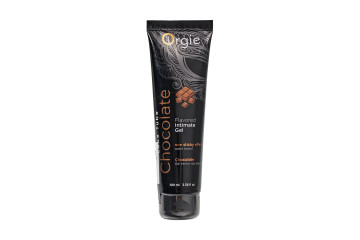 Интимный гель на водной основе Lube Tube Chocolate с шоколадным вкусом - 100 мл.