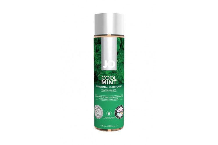 Лубрикант на водной основе с ароматом мяты JO Flavored Cool Mint H2O - 120 мл.