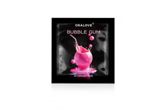 Саше съедобной оральной смазки OraLove с ароматом бабл-гам - 3 гр.