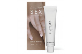 Гель для мастурбации с ароматом кокоса Slow Sex Finger Play Gel - 30 мл.