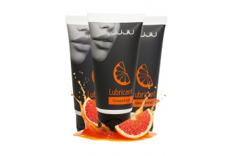 Набор из 3 съедобных лубрикантов JUJU со вкусом грейпфрута