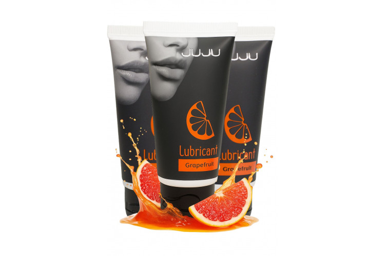 Набор из 3 съедобных лубрикантов JUJU со вкусом грейпфрута