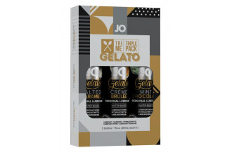 Подарочный набор вкусовых лубрикантов Tri-Me Triple Pack Gelato