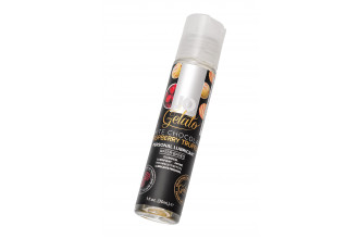 Лубрикант с ароматом трюфелей из белого шоколада и малины JO GELATO WHITE CHOCOLATE RASPBERRY TRUFFLE - 30 мл.