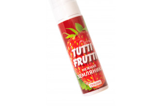 Гель-смазка Tutti-Frutti с земляничным вкусом - 30 гр.