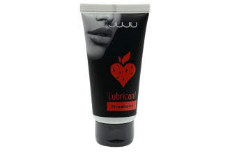 Съедобный лубрикант JUJU Strawberry с ароматом клубники - 50 мл.