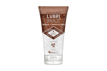 Интимный гель-смазка на водной основе Lubrimax Magic Cappuccino - 75 мл.