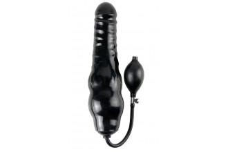 Фаллоимитатор с функцией подкачки Inflatable Ass Blaster - 23 см.