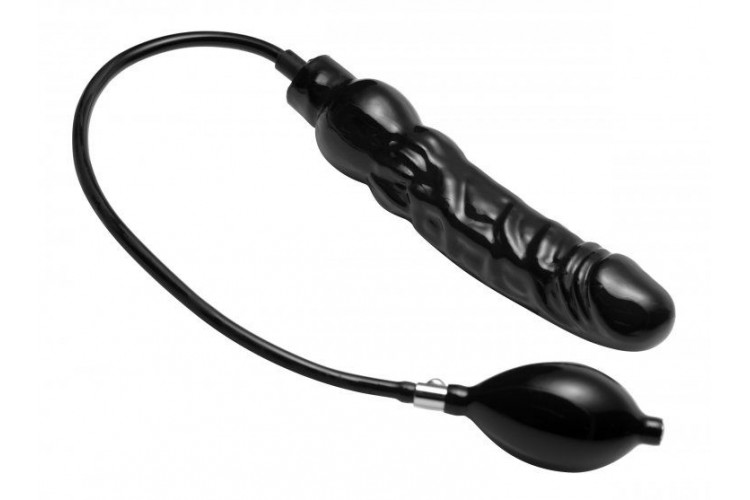 Фаллоимитатор с функцией расширения Primal Inflatable Dildo - 21,6 см.