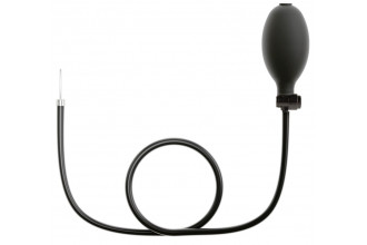 Черная расширяющаяся анальная пробка с вибрацией RC Inflatable Expander Plug with Vibration