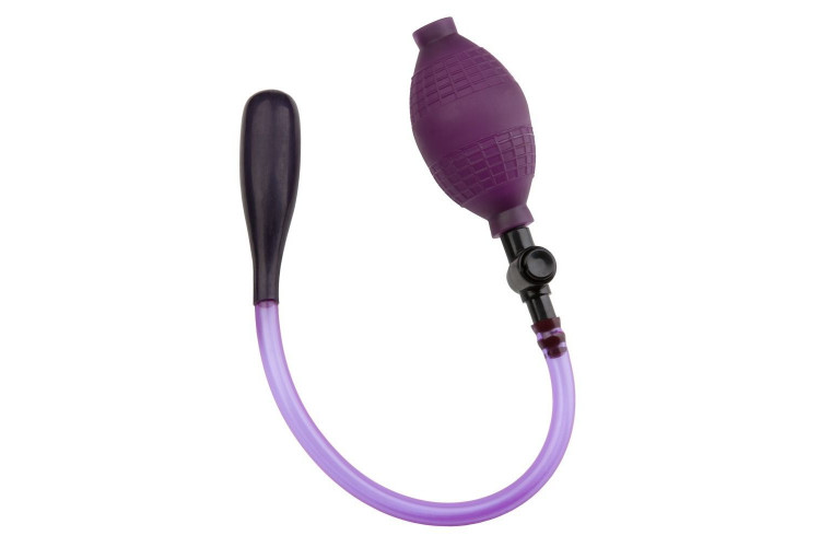 Фиолетовый анальный стимулятор с функцией расширения Anal Balloon
