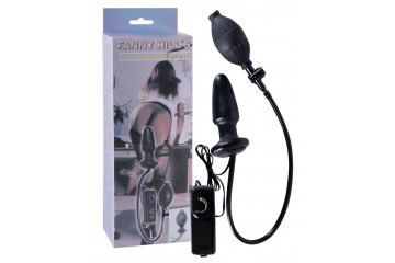 Универсальная анальная пробка-расширитель FANNY HILLS BLACK BUTT PLUG