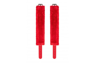 Красные оковы Anonymo из искусственной кожи