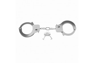 Металлические серебристые наручники Designer Metal Handcuffs