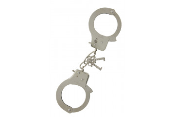 Металлические наручники с ключиками LARGE METAL HANDCUFFS WITH KEYS