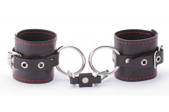 БДСМ-комплект: маленькая распорка и наручники