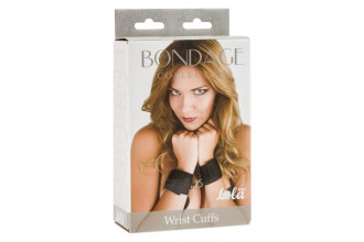 Черные наручники Bondage Collection Wrist Cuffs