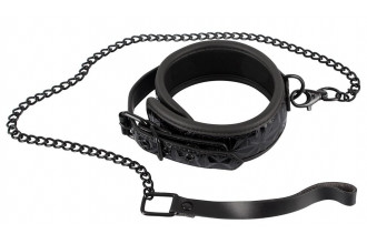 Ошейник и поводок с геометрическим узором Collar with Leash