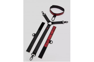 Ошейник с наручниками Reversible Faux Leather Collar and Wrist