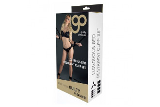 Комплект наручников и поножей LUXURIOUS BED RESTRAINT CUFF SET