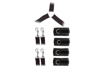 Комплект наручников и поножей LUXURIOUS BED RESTRAINT CUFF SET