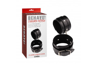 Черные оковы Classic Ankle Cuffs